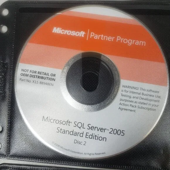 Microsoft Partner Program 6 Discs Microsoft Server 2005 Various Programs No Keys - Picture 4 of 8